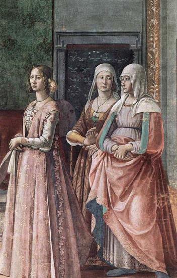 GHIRLANDAIO, Domenico Birth of St John the Baptist china oil painting image